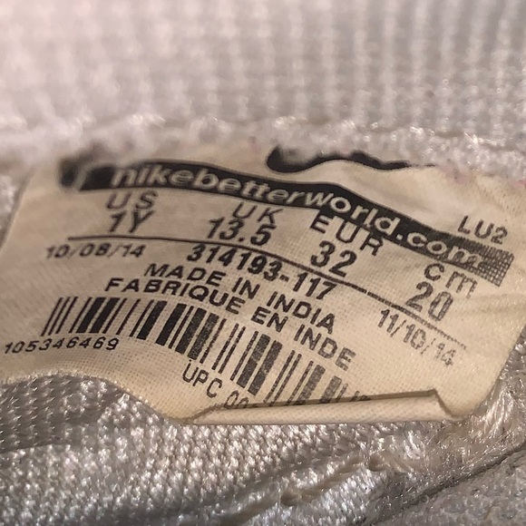 Nike Air Force 1’s US 1Y (Size One Youth) - Picture 8 of 8